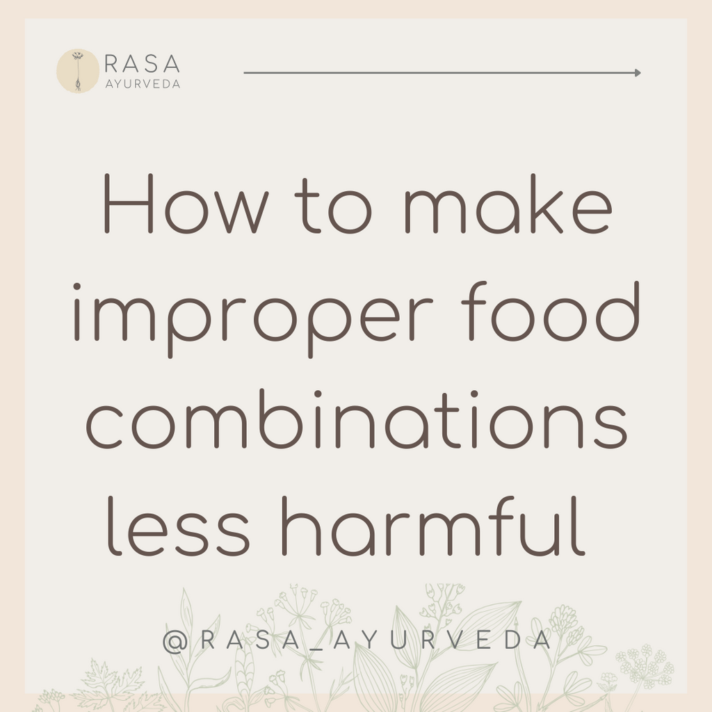 How to Make Improper Food Combining Less Harmful