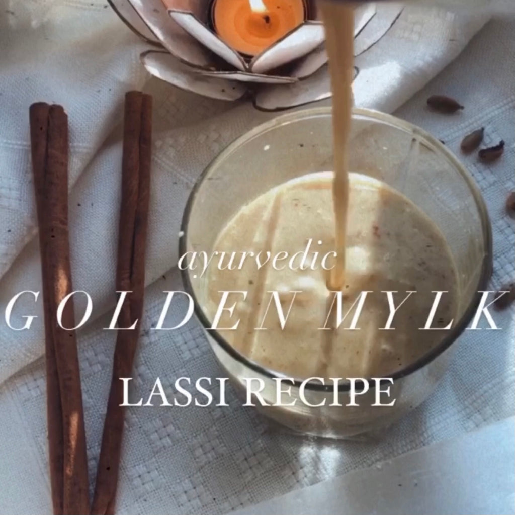 Vegan Ayurvedic Golden Milk Lassi Recipe