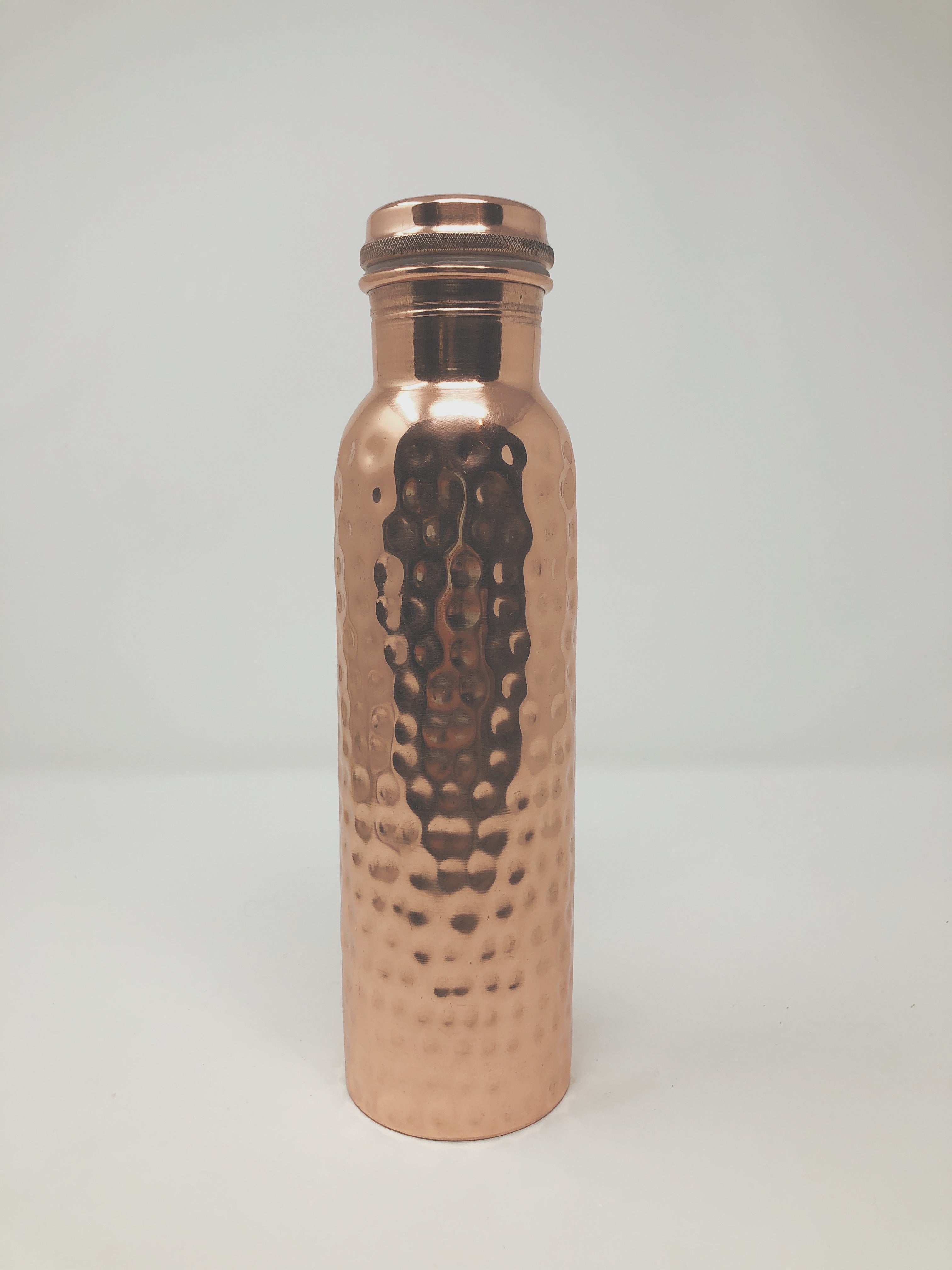 Bouteille D'Eau En Cuivre Pur 1000 Ml - Bouteille Ayurvédique Pour Une Hydratation Saine Et Naturelle
